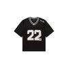 Broken Planet Football Jersey Black/Silver