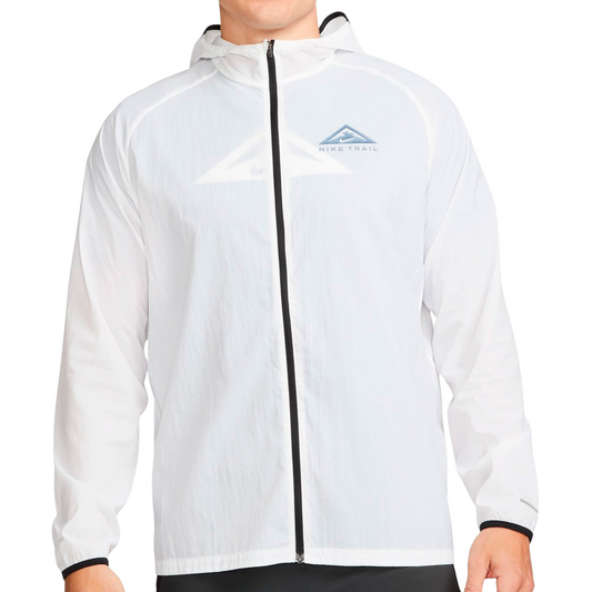 Nike Trail Aireez Lightweight Trail Running Jacket White