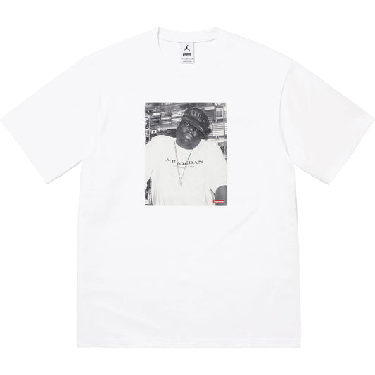 Supreme Jordan Biggie S/S Top White