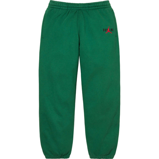 Supreme Jordan Sweatpant (FW24) Green by Supreme in Uncategorized. Available at KershKicks for £215.00. A must-have for fans of Supreme looking to elevate their style with this Sweatpants.