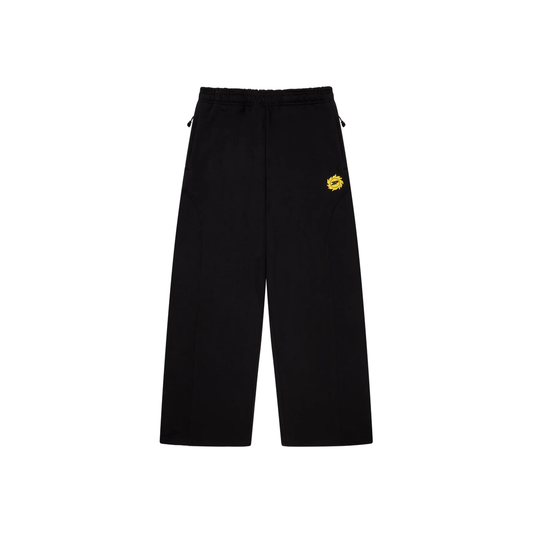 Cosmic Speed Wide-Leg Sweatpants Midnight Black by Broken Planet Market in . Available at KershKicks for £155.00. A must-have for fans of Broken Planet Market looking to elevate their style with this Sweatpants.