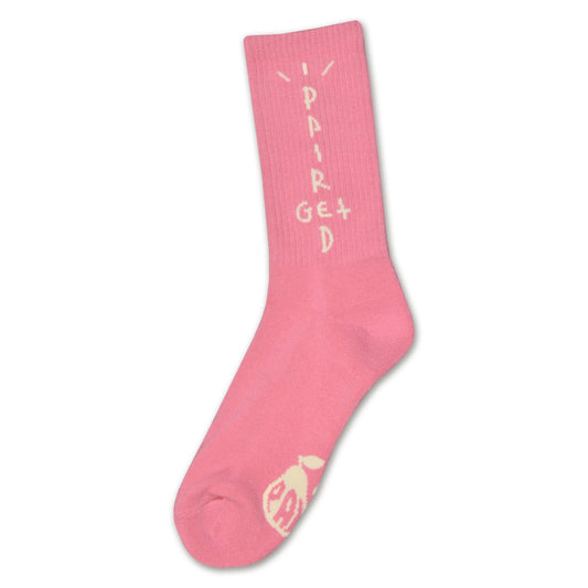 Trav But Pink Socks