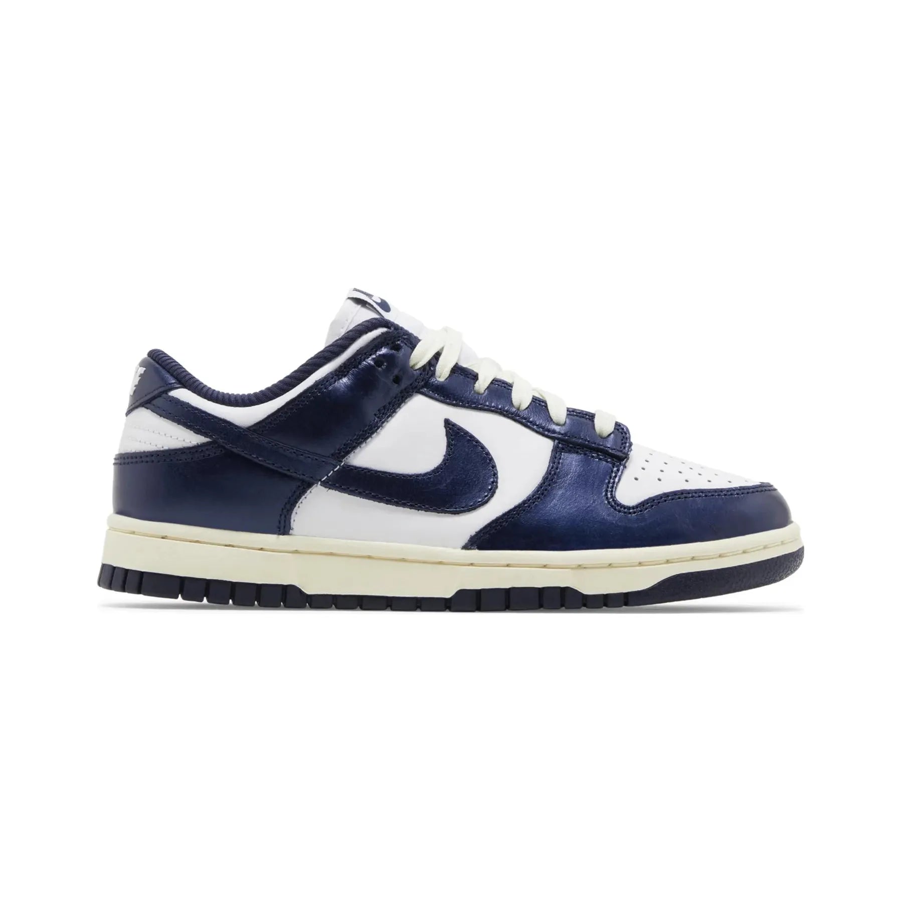 Nike Dunk Low PRM Vintage Navy (W) by Nike in Shoes. Available at KershKicks for £175.00. A must-have for fans of Nike looking to elevate their style with this Shoes.