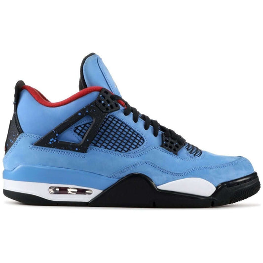 Air Jordan 4 Retro Travis Scott Cactus Jack by Jordan's in Shoes. Available at KershKicks for £1200.00. A must-have for fans of Jordan's looking to elevate their style with this Shoes.