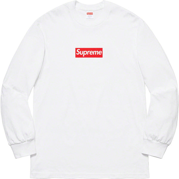 Supreme Box Logo L/S Tee White | Supreme | KershKicks