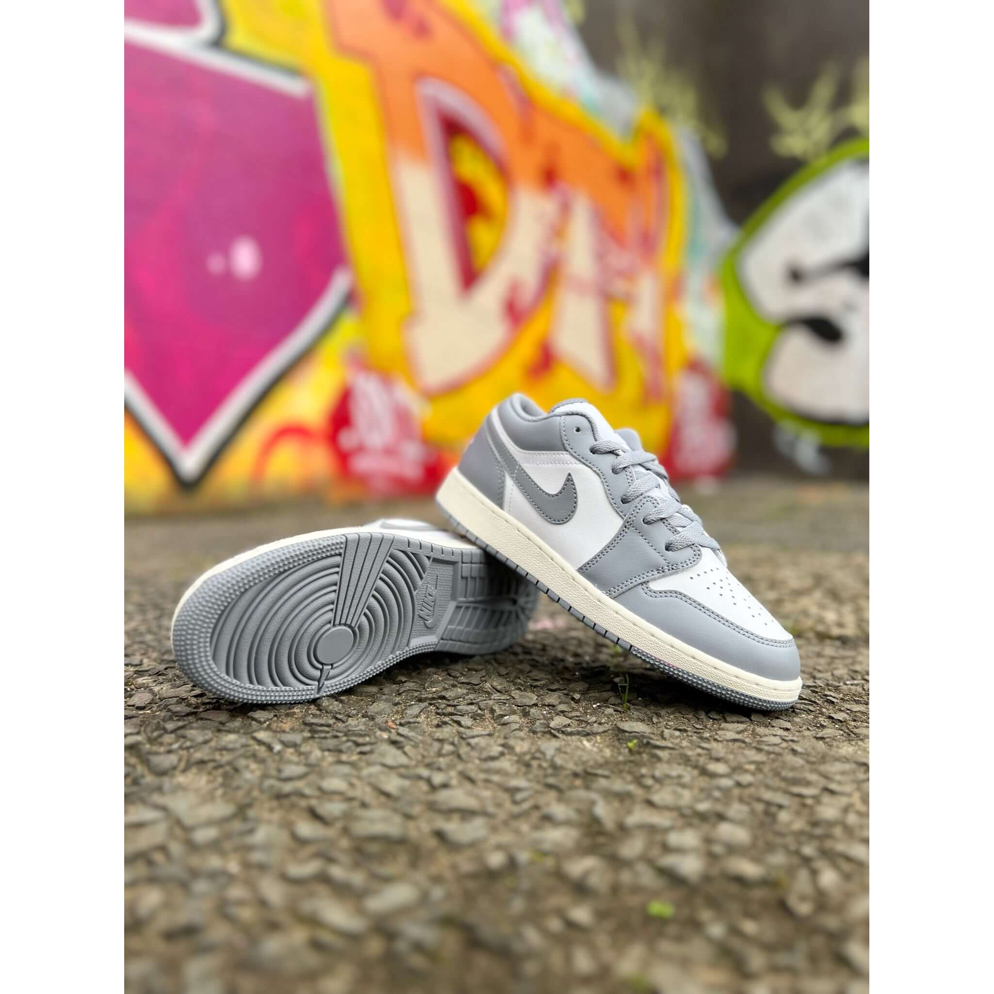 Air Jordan 1 Low Vintage Grey (GS) | Jordan's | KershKicks