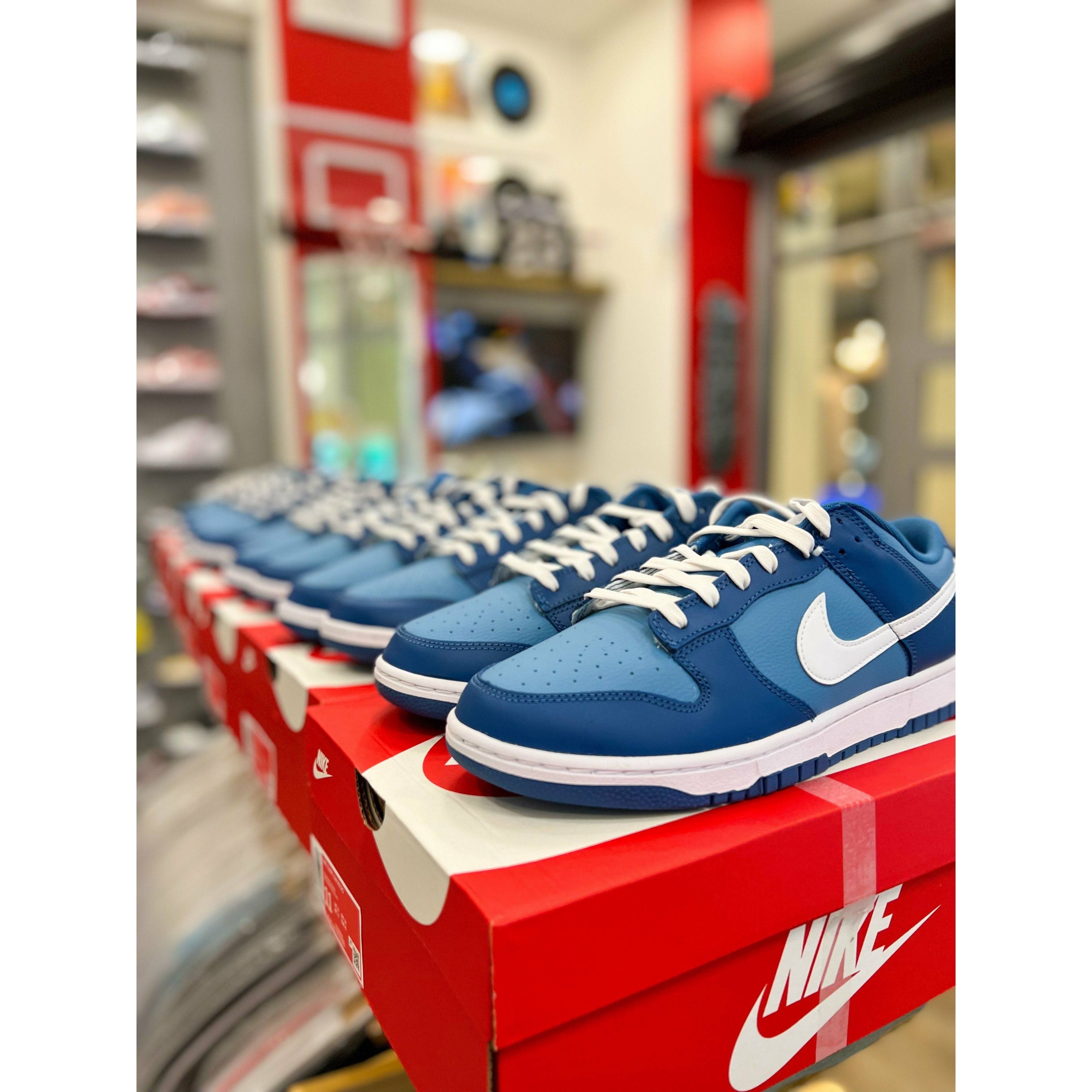 Dark blue nike shoes on sale