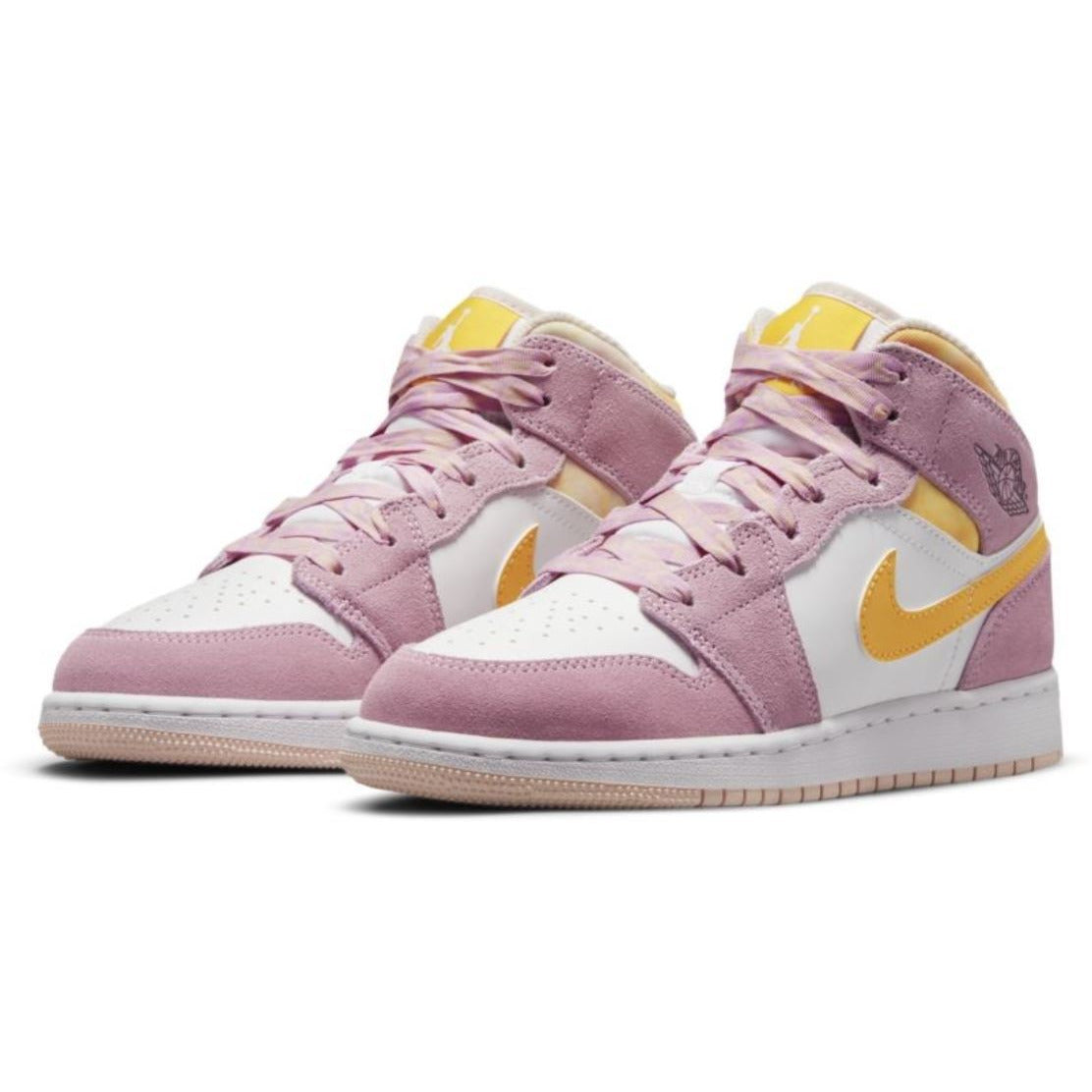 Jordan 1 Mid SE GS Arctic Pink Cherry Blossom by Jordan's in Shoes. Available at KershKicks for £100.00. A must-have for fans of Jordan's looking to elevate their style with this Shoes.