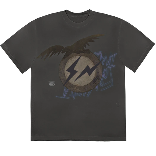 Travis Scott Cactus Jack For Fragment Create T-shirt Washed Black by Travis Scott from £95.00