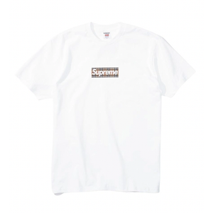 Black and white supreme shirt hotsell