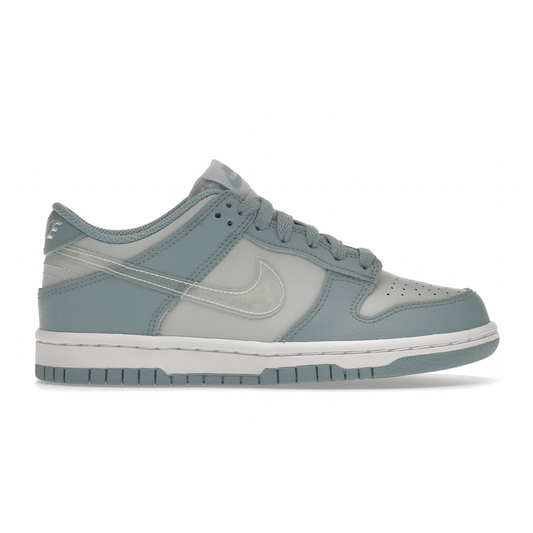 Nike Dunk Low Clear Blue Swoosh (GS) by Nike in Shoes. Available at KershKicks for £125.00. A must-have for fans of Nike looking to elevate their style with this Shoes.