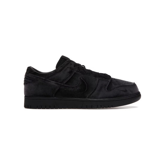 Nike Dunk Low Dover Street Market Triple Black Velvet by Nike in Shoes. Available at KershKicks for £300.00. A must-have for fans of Nike looking to elevate their style with this Shoes.