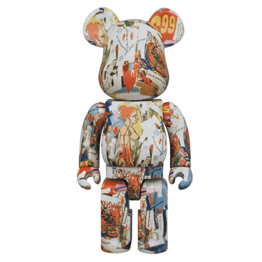 Bearbrick Andy Warhol x JEAN-MICHEL BASQUIAT #4 400% by Bearbrick in Clothing Accessories. Available at KershKicks for £150.00. A must-have for fans of Bearbrick looking to elevate their style with this Accessories.