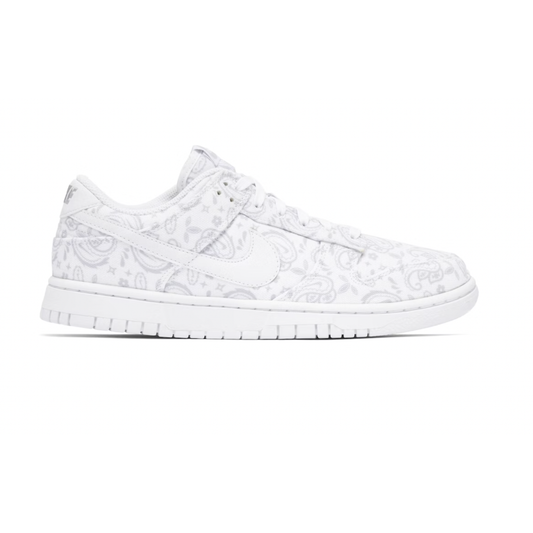 Nike Dunk Low White Paisley (W) by Nike in Shoes. Available at KershKicks for £115.00. A must-have for fans of Nike looking to elevate their style with this Shoes.