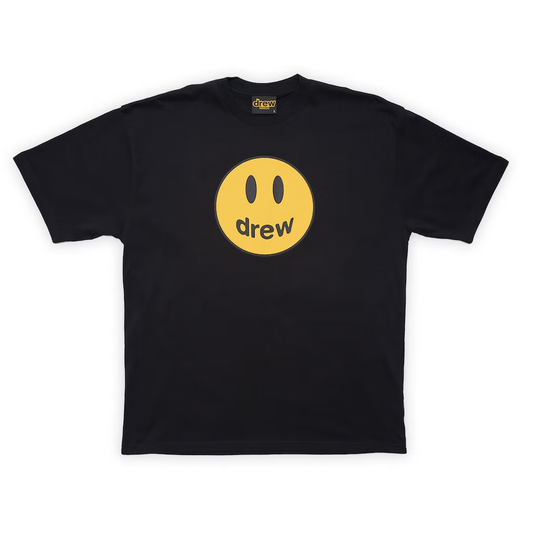 Drew House Tall Mascot T-Shirt Black by Drew House in Clothing. Available at KershKicks for £145.00. A must-have for fans of Drew House looking to elevate their style with this T-Shirt.