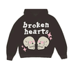 Broken Planet Market Broken Hearts Hoodie Brown