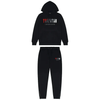 Trapstar Chenille Decoded Hoodie Tracksuit Black/Red