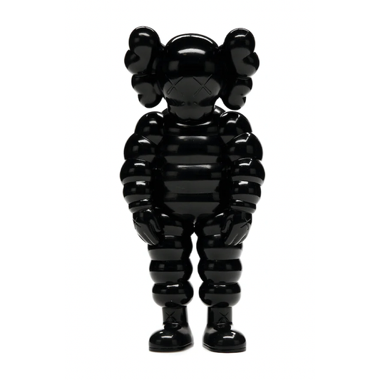 KAWS What Party Vinyl Figure Black by Kaws in Clothing Accessories. Available at KershKicks for £350.00. A must-have for fans of Kaws looking to elevate their style with this Accessories.