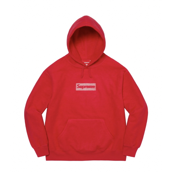 Black and red supreme hoodie best sale