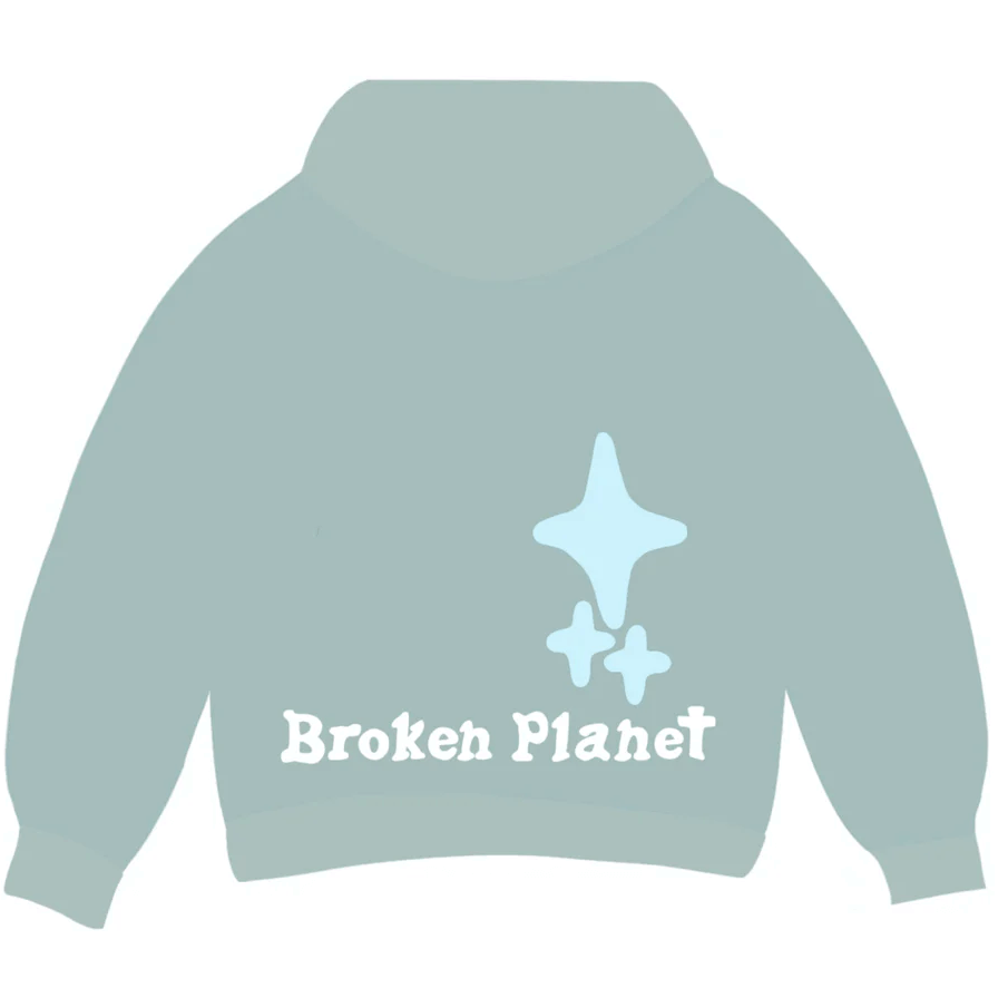 Broken Planet Market Cosmic Connection Hoodie Arctic by Broken Planet Market in Clothing. Available at KershKicks for £225.00. A must-have for fans of Broken Planet Market looking to elevate their style with this Hoodie.