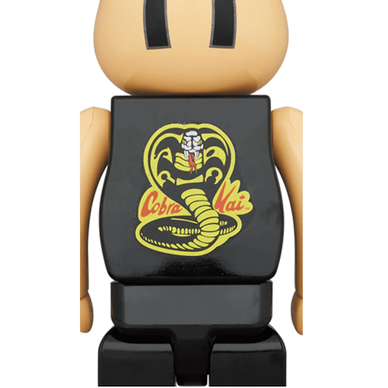 Bearbrick Cobra Kai 400% by Bearbrick in Clothing Accessories. Available at KershKicks for £120.00. A must-have for fans of Bearbrick looking to elevate their style with this Accessories.