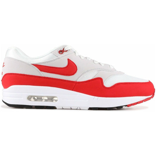 Nike Air Max 1 Anniversary Red (2017/2018 Restock Pair) by Nike in Shoes. Available at KershKicks for £300.00. A must-have for fans of Nike looking to elevate their style with this Shoes.