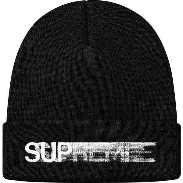 Supreme Motion Logo Beanie - Black | Supreme | KershKicks