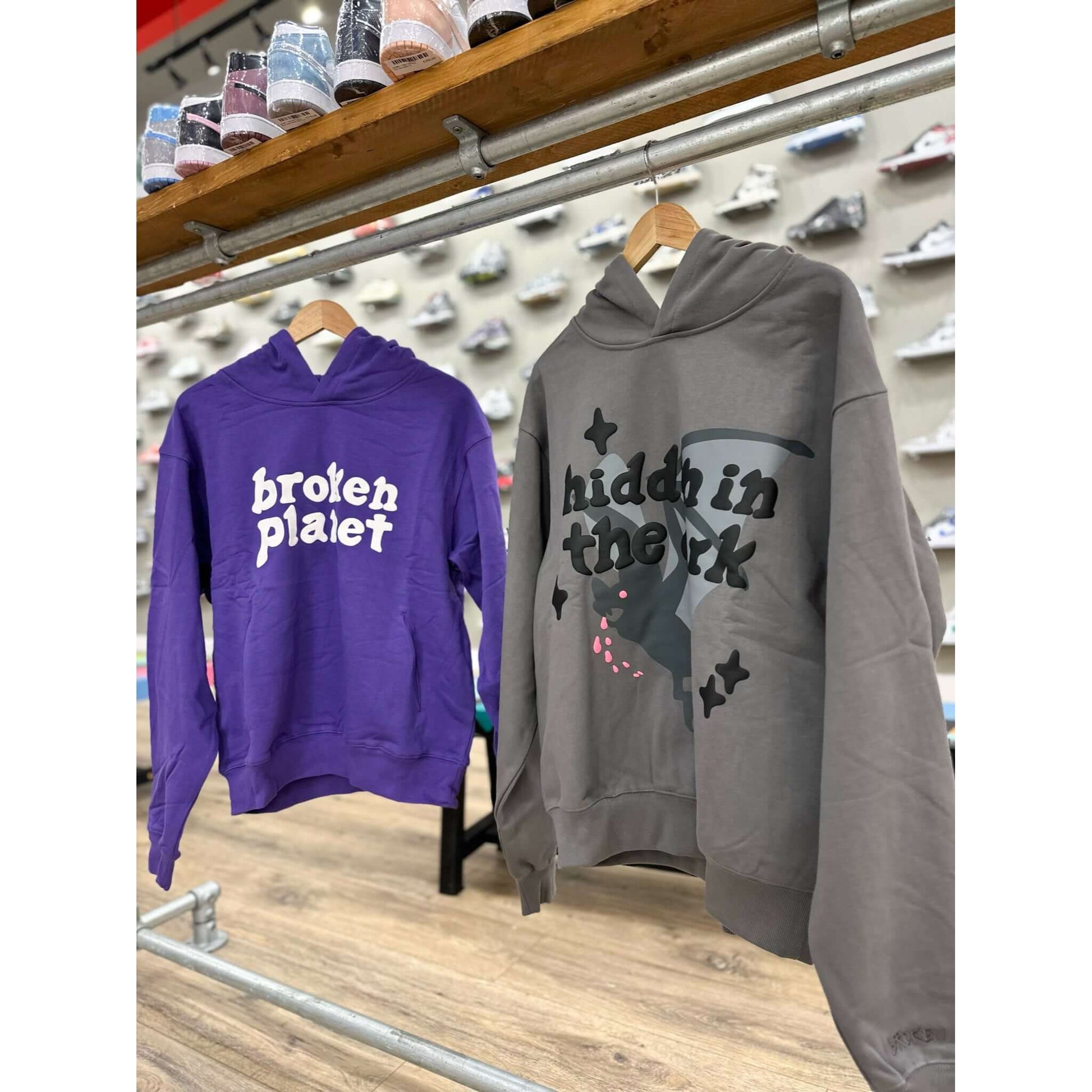 Broken Planet Market Hidden in the Dark Hoodie Shadow Grey by Broken Planet Market in . Available at KershKicks for £175.00. A must-have for fans of Broken Planet Market looking to elevate their style with this Hoodie.