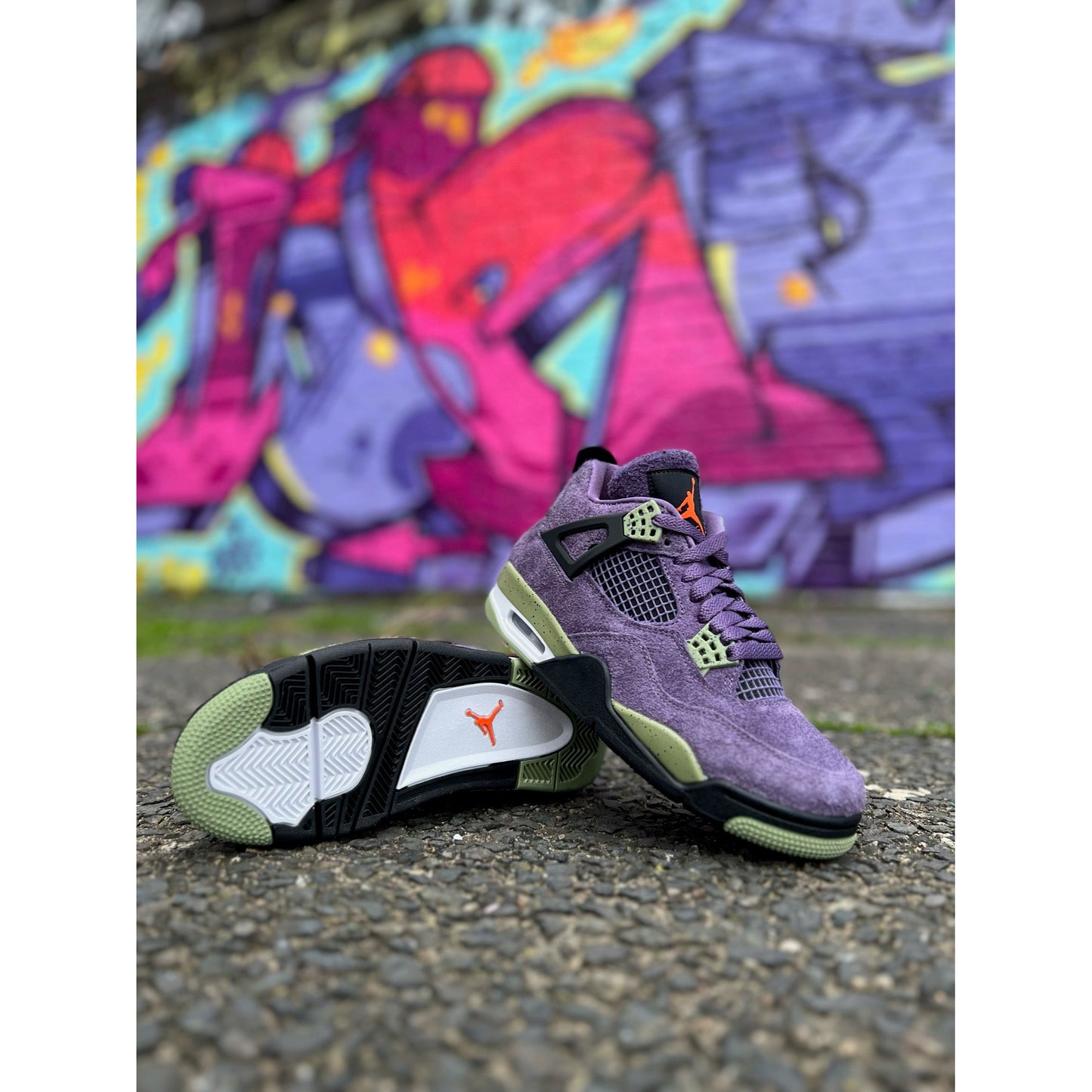 Jordan 4 Retro Canyon Purple (W) by Jordan's in Shoes. Available at KershKicks for £225.00. A must-have for fans of Jordan's looking to elevate their style with this Shoes.